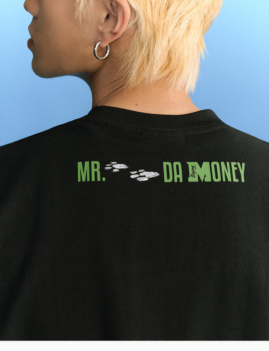 MEDM Cat Ear Hat Puppy Balloon Print Tee | Face 3 Face