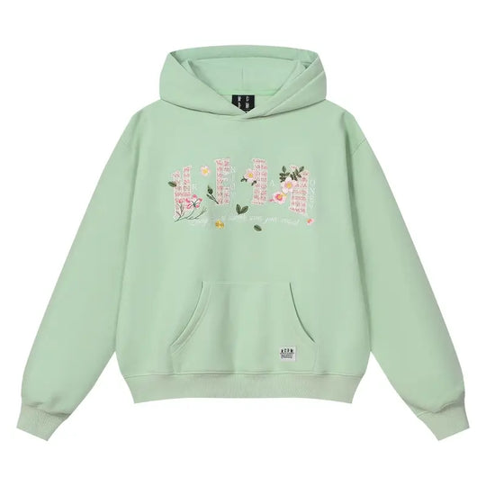 MEDM Mini Patchwork Floral Embroidered Hoodie | Face 3 Face