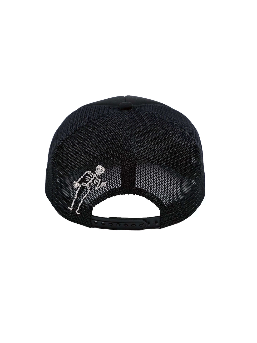LIBERAFIT Crossbones Leather Patch Trucker Cap | Face 3 Face