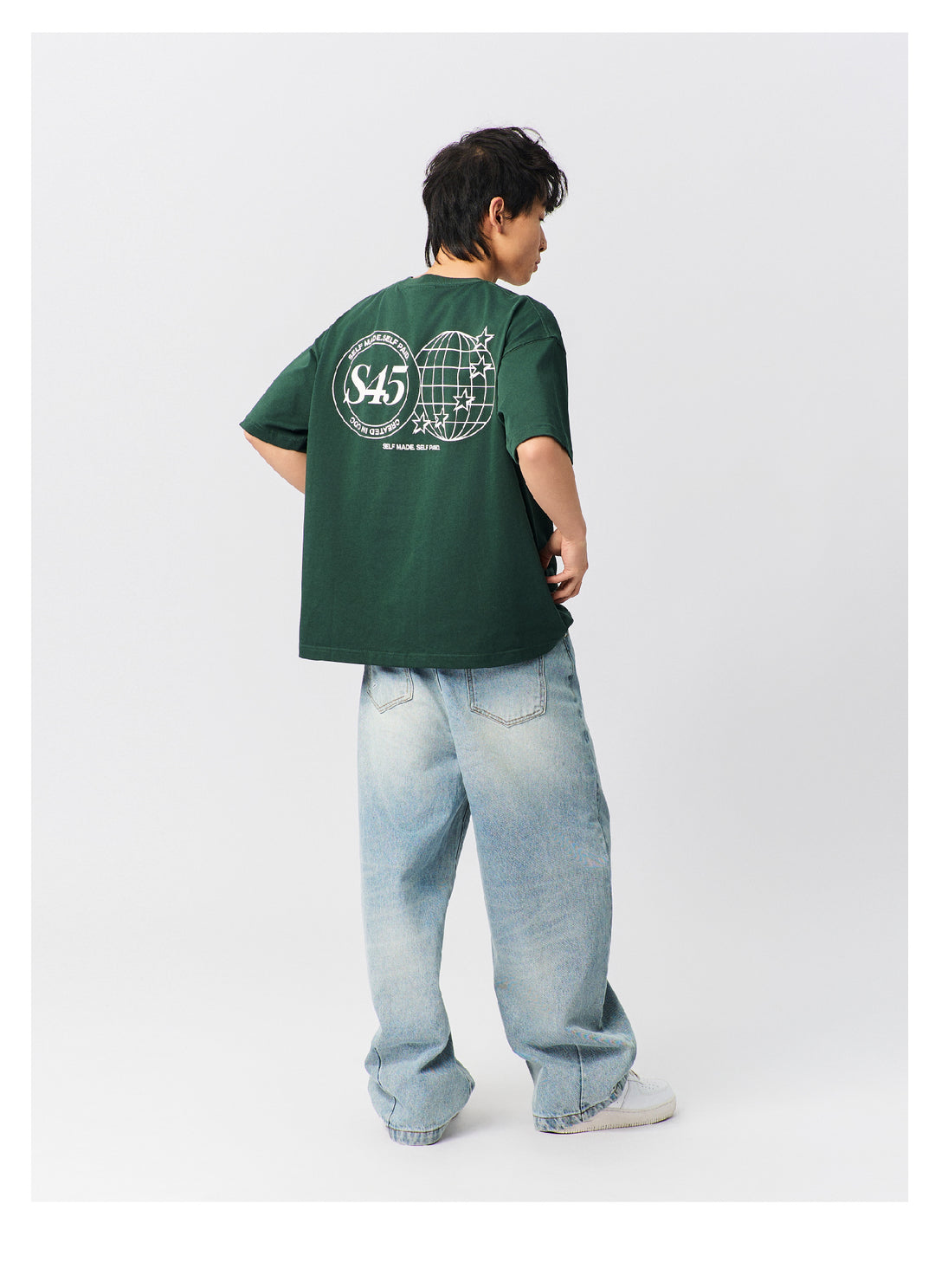 S45 New Earth Logo Printed Tee | Face 3 Face