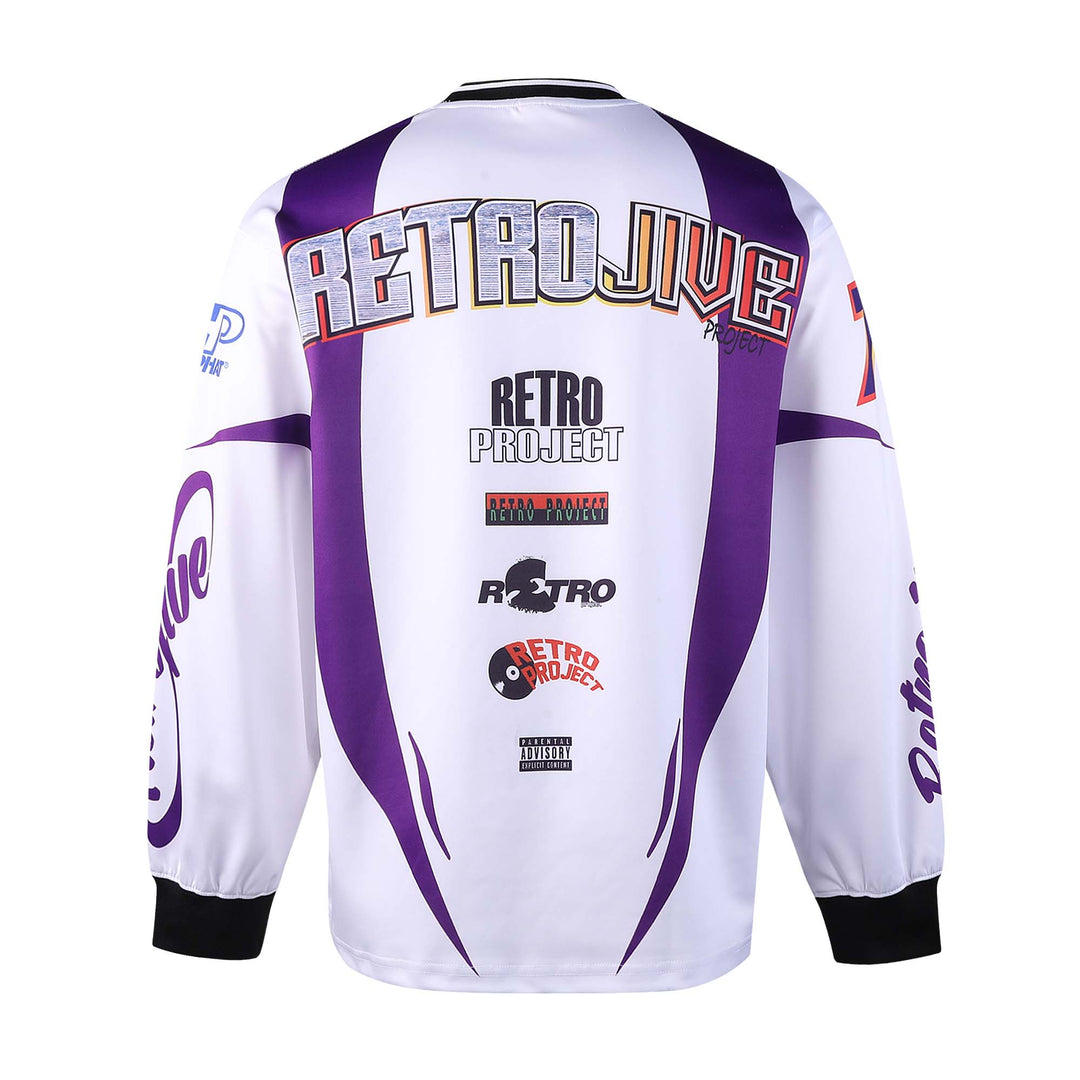 Retro Project Long Sleeve Racing Soccer Jersey Tee | Face 3 Face