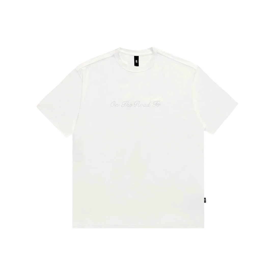 1807 On The Road To Rhinestone Embellished Tee | Face 3 Face