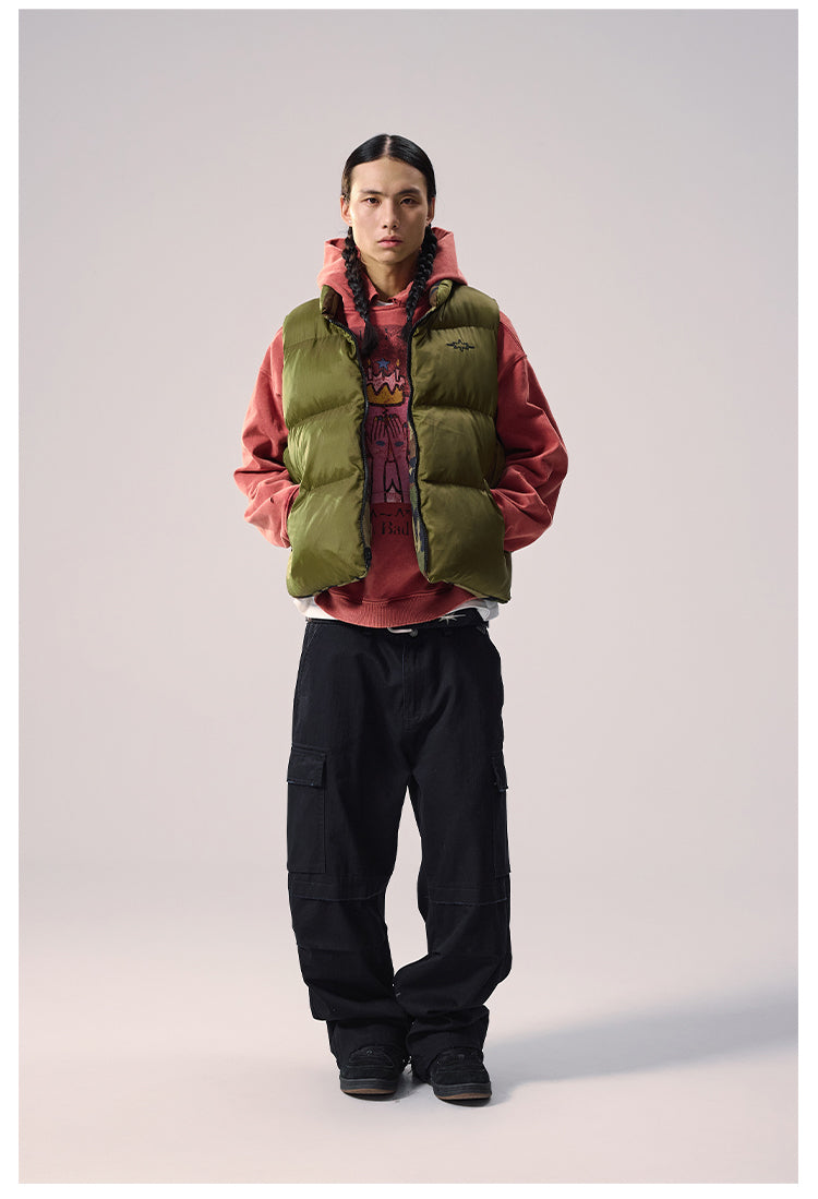 Remedy Camouflage Reversible Down Vest | Face 3 Face