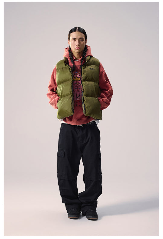 Remedy Camouflage Reversible Down Vest | Face 3 Face