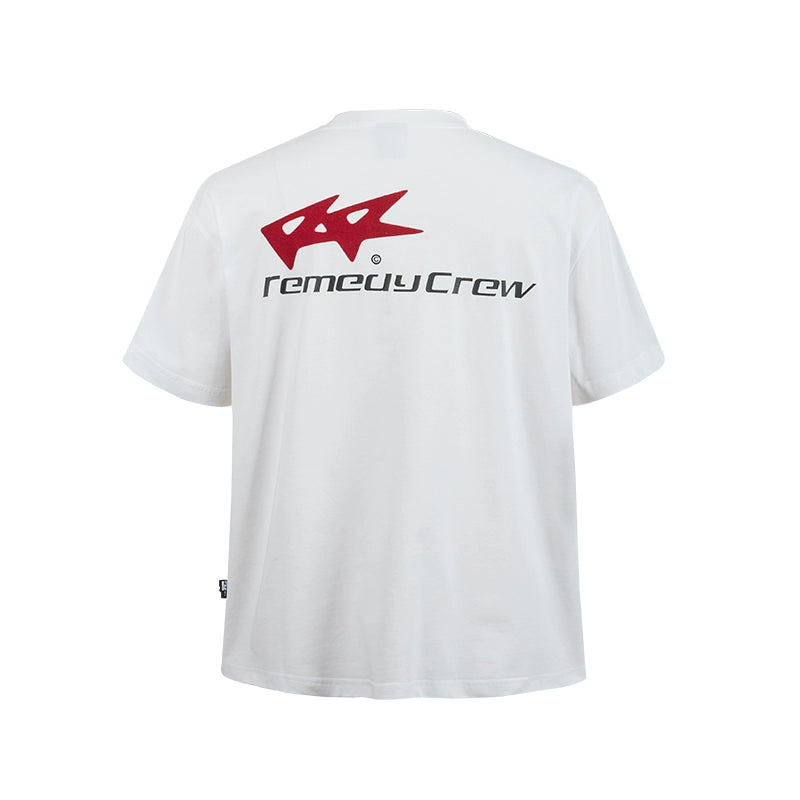 Remedy Flocking Logo Print Tee | Face 3 Face