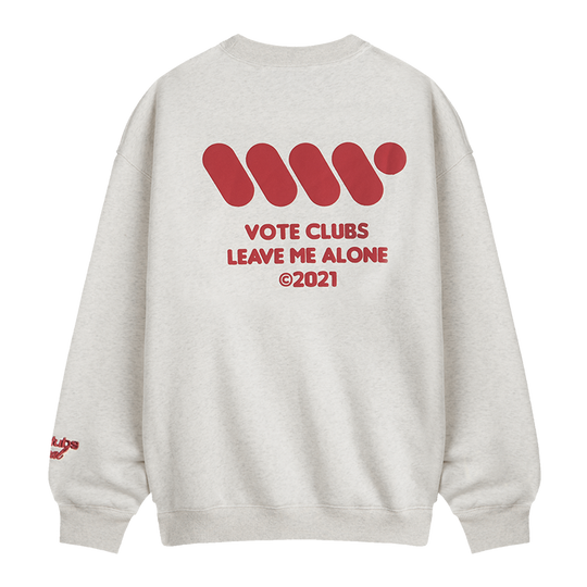 VOTE VVVVOTE Basic Crew Neck Sweatshirt