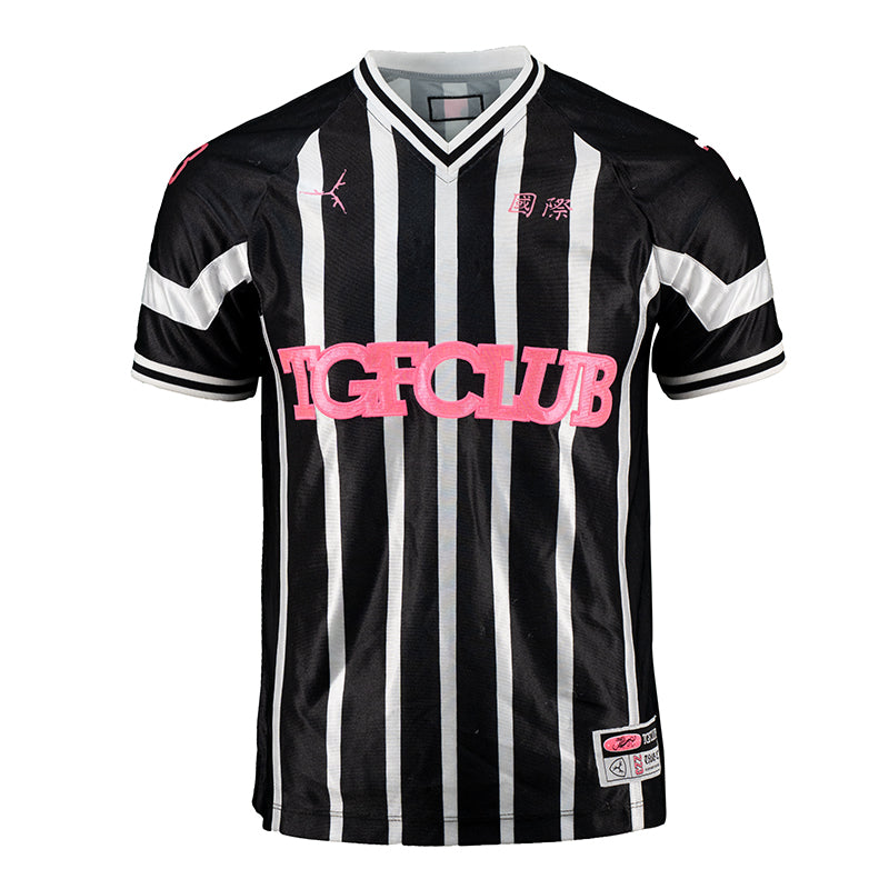 TGFCLUB Color Blocking Applique Embroidery Soccer Jersey | Face 3 Face