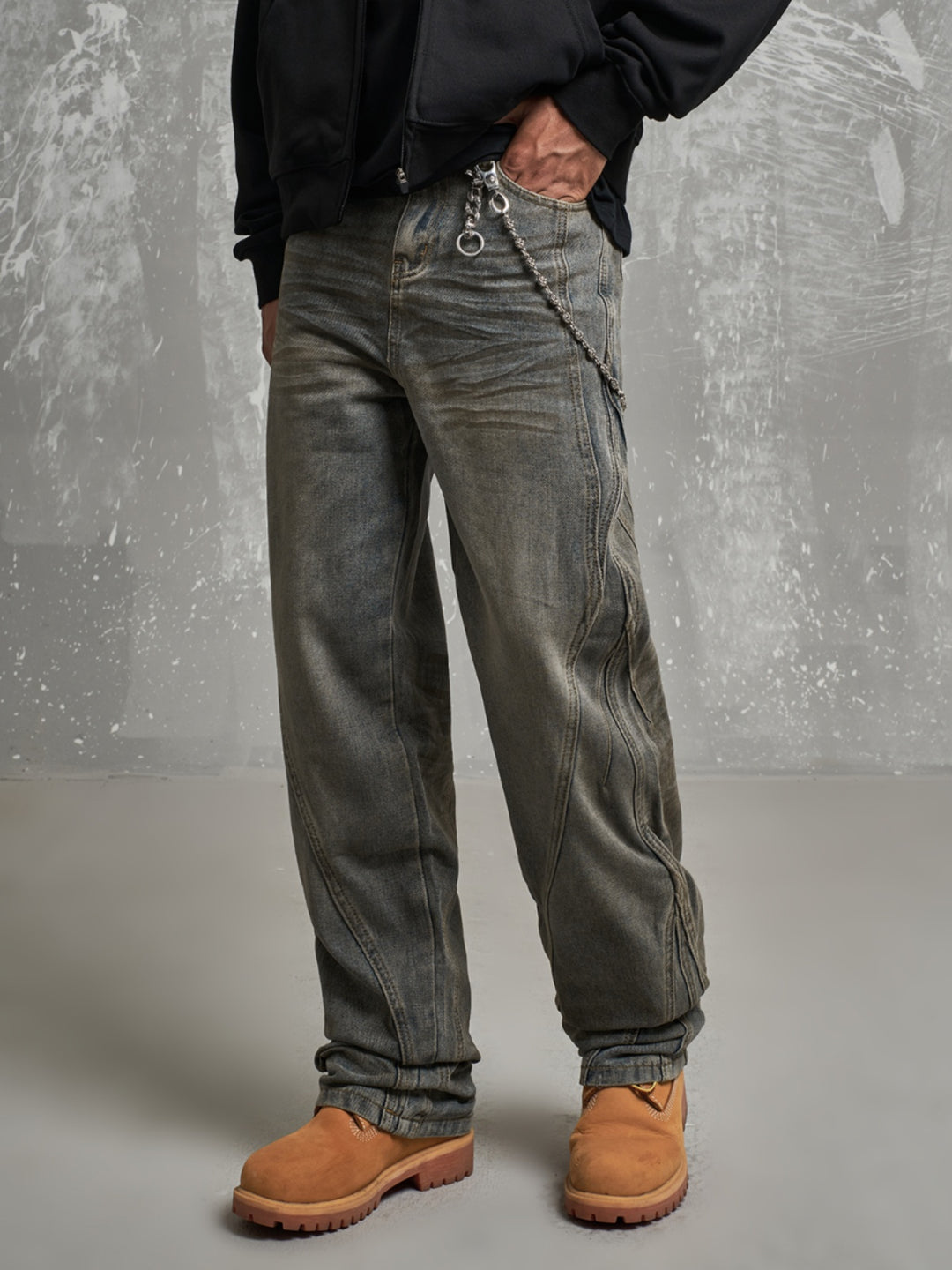 Shop Now F3F Select Deconstructed Splicing Jeans – Face 3 Face