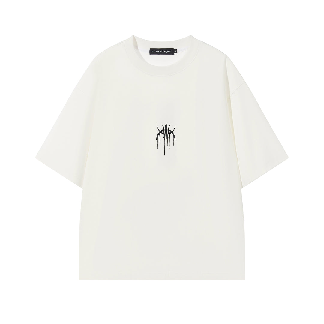 BLIND NO PLAN 3D Logo Printed Cool Tee | Face 3 Face