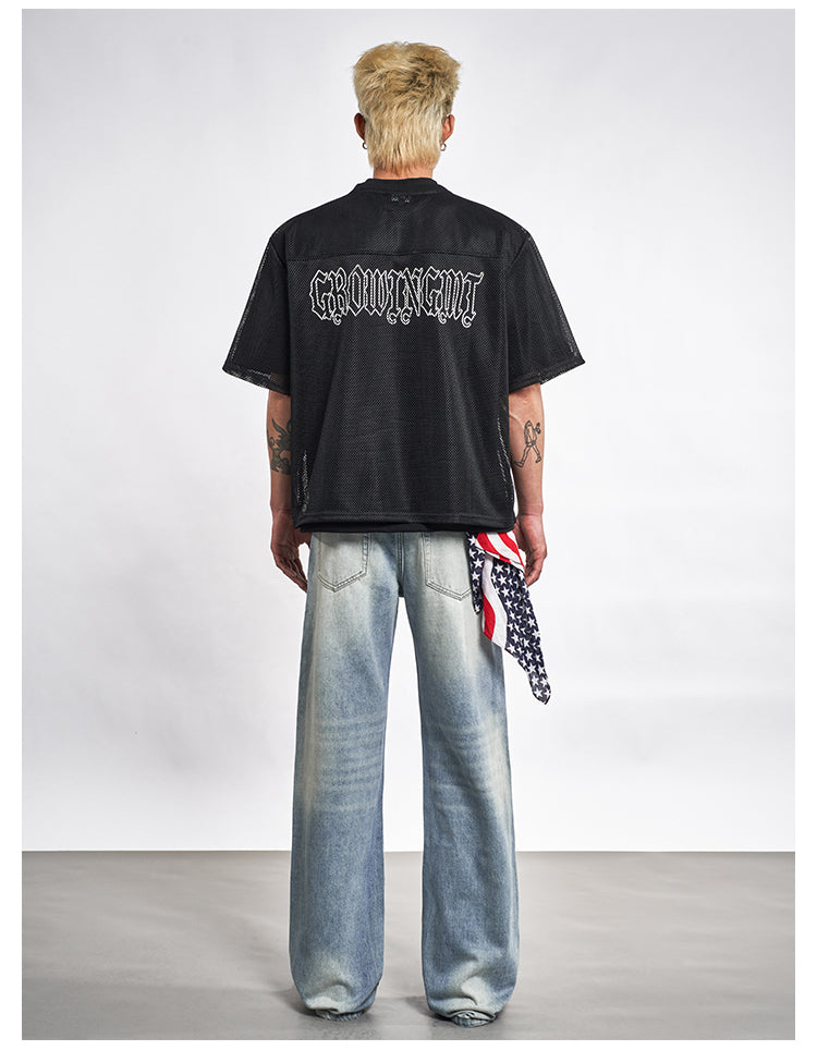 F3F Select Washed Whisker Light Blue Jeans | Face 3 Face