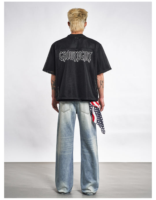 F3F Select Washed Whisker Light Blue Jeans | Face 3 Face