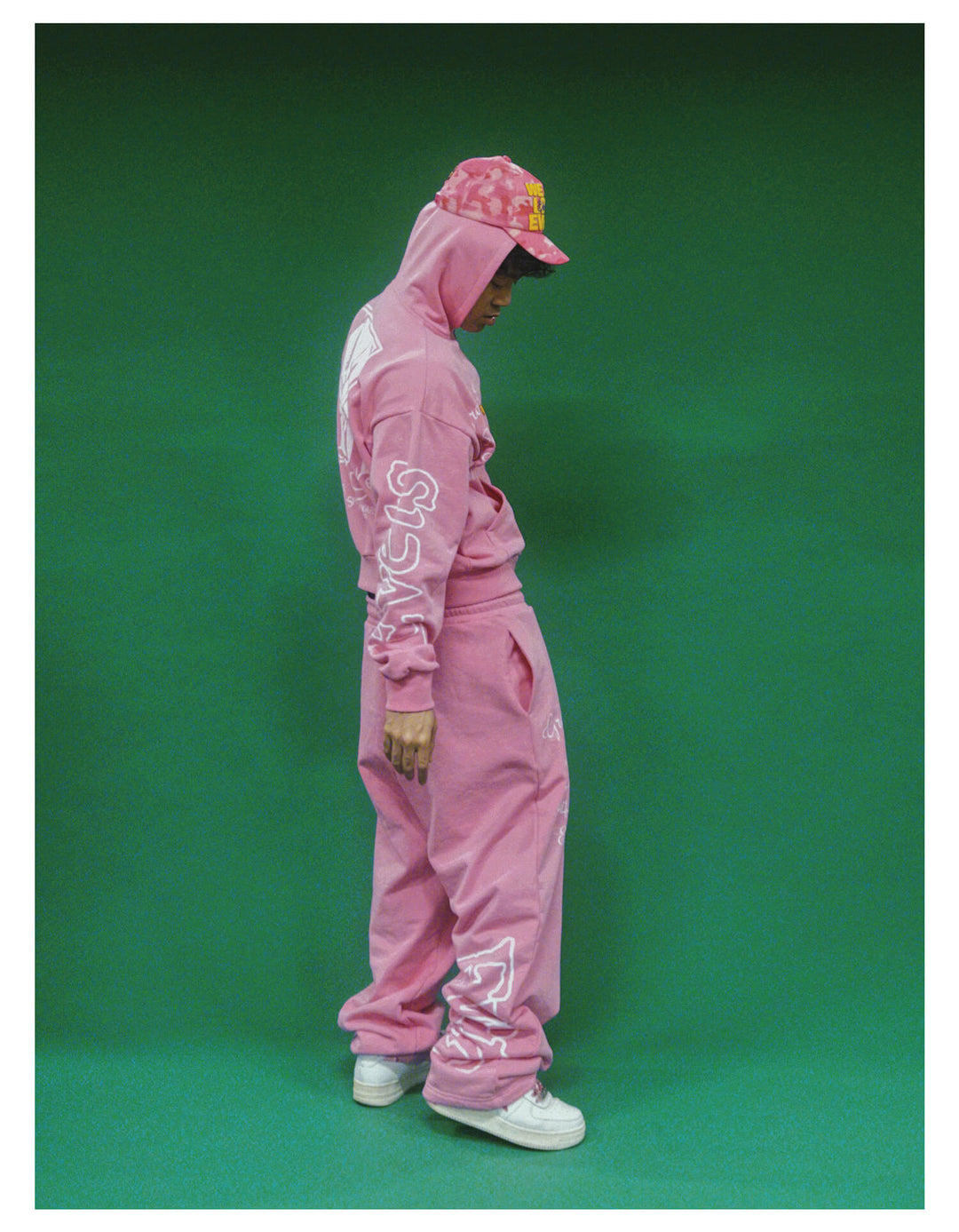 EVETS Anime Graphic Print Baggy Sweatpants | Face 3 Face