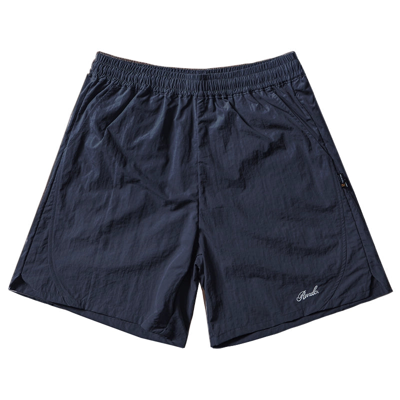 Remedy Embroidered Nylon Sports Shorts | Face 3 Face