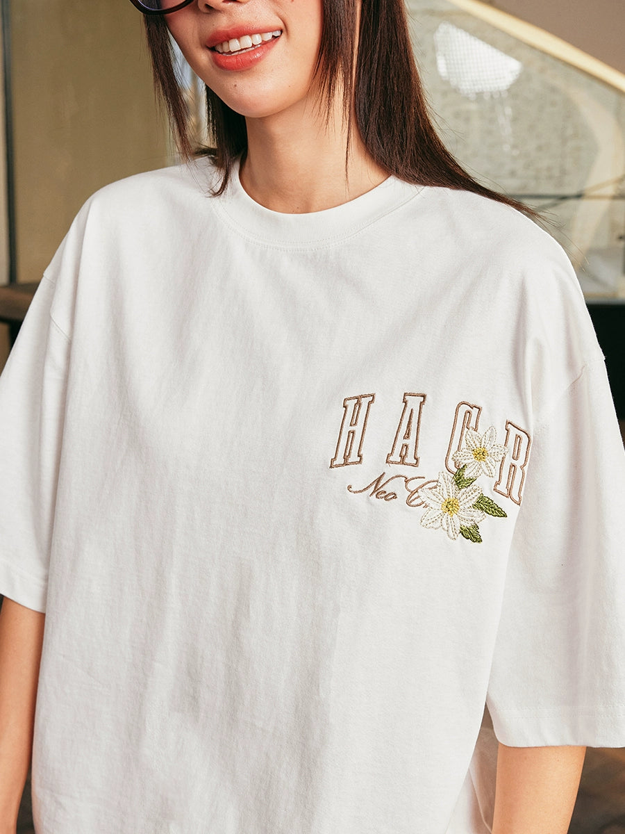 Harsh and Cruel HACR Ethnic Flower Patch Embroidery Tee | Face 3 Face