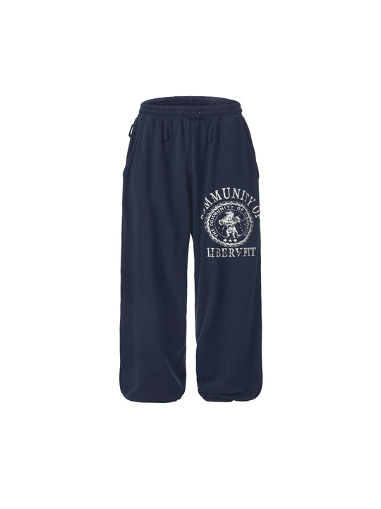 LIBERAFIT Vintage Painted Crest Washed Sweatpants | Face 3 Face