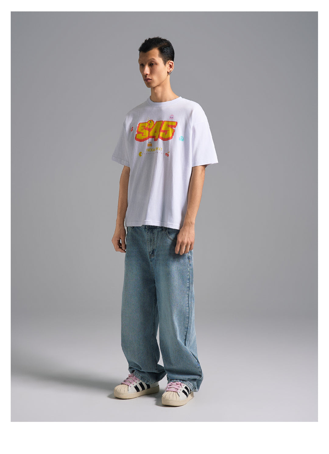 S45 Pacman Game Logo Tee | Face 3 Face