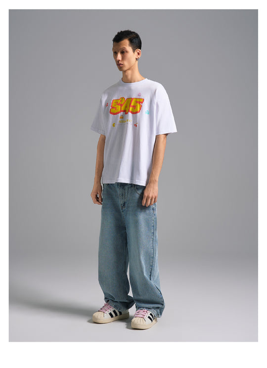 S45 Pacman Game Logo Tee | Face 3 Face