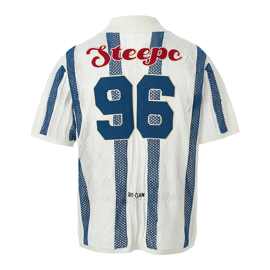 STEEPC Colorblock Knit Short Sleeve Shirt | Face 3 Face