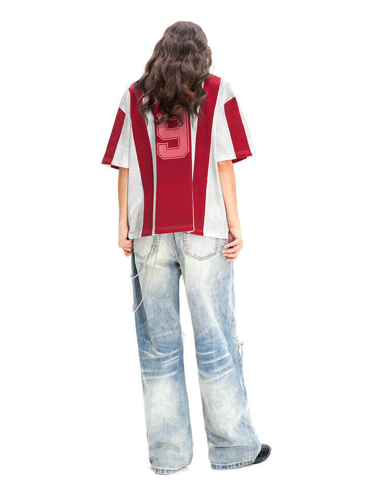 F3F Select Hand Painted Stripe Short Sleeve Soccer Tee | Face 3 Face