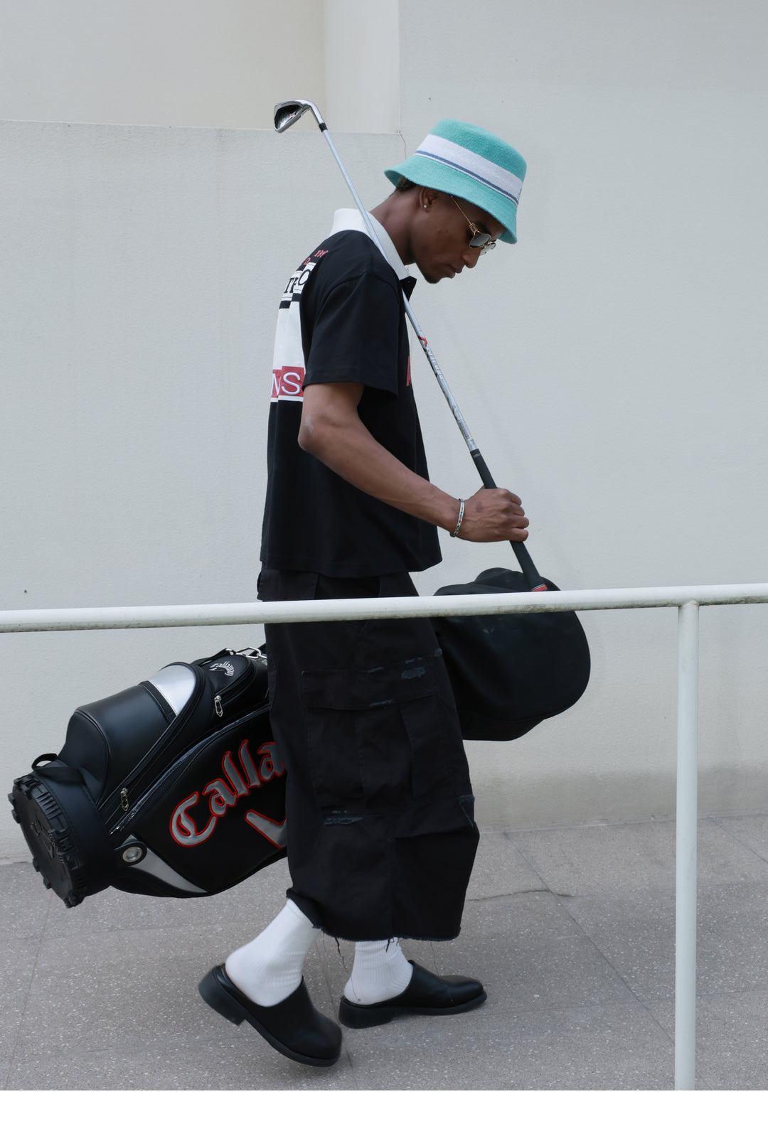 STEEPC Washed Distressed Baggy Multi Pocket Work Shorts | Face 3 Face