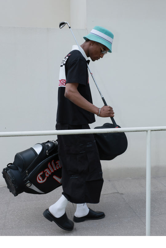 STEEPC Washed Distressed Baggy Multi Pocket Work Shorts | Face 3 Face