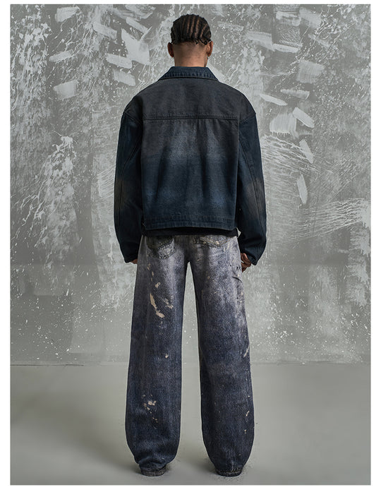 F3F Select 3D Graffiti Digital Print Washed Jeans | Face 3 Face