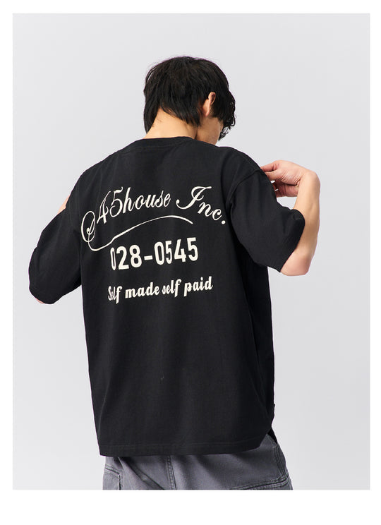 S45 Text Typography Printed Tee | Face 3 Face