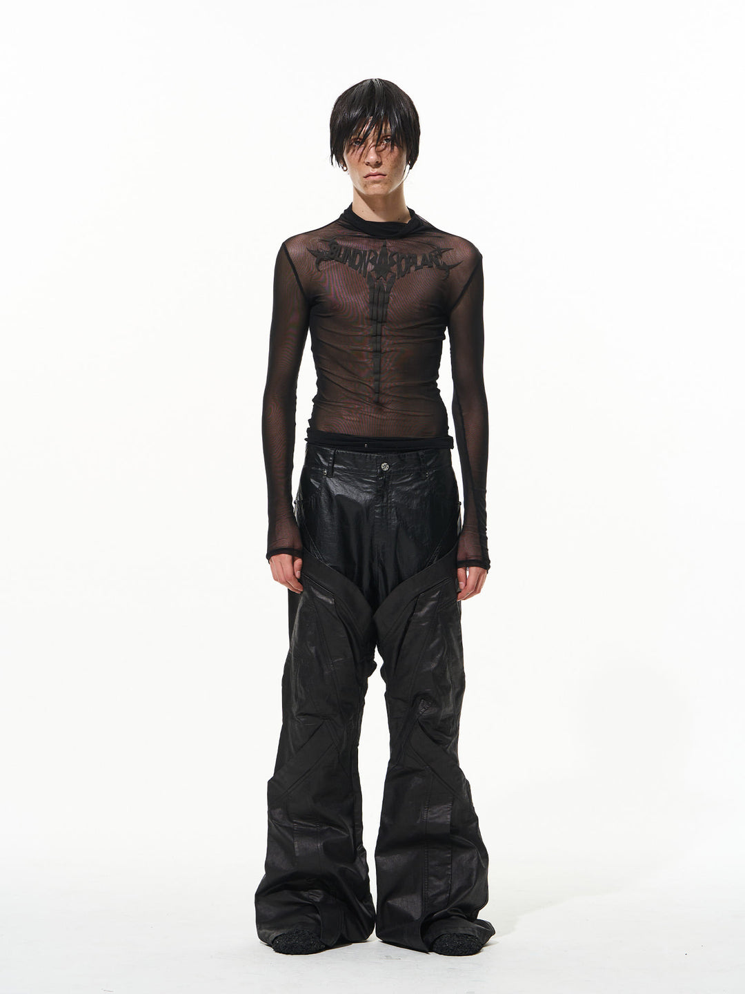 BLIND NO PLAN Double-Layer Patchwork Pants | Face 3 Face