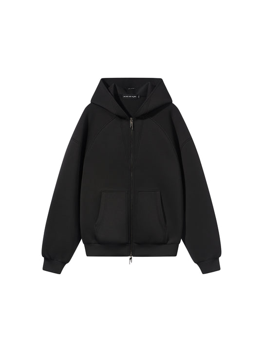 BLIND NO PLAN Embroidered Plunging Sleeve Air Hoodie | Face 3 Face