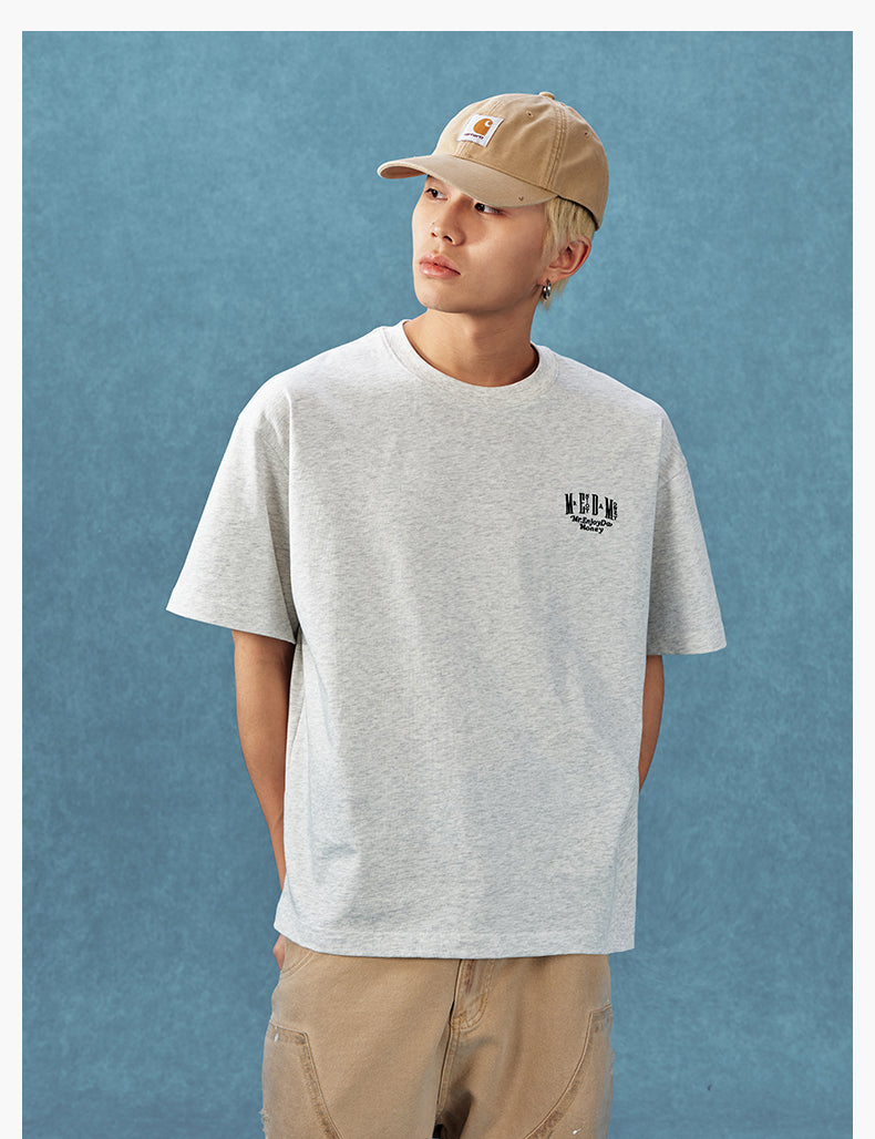 MEDM Basic Embroidered Logo Tee | Face 3 Face