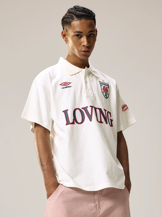 Remedy LOVING Foam Print Polo Shirt | Face 3 Face