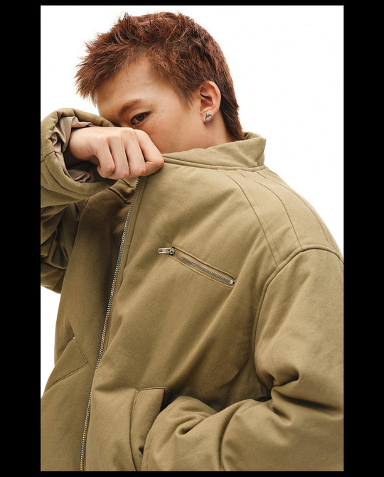 NOVACAM Canvas Puffer Short Work Jacket | Face 3 Face