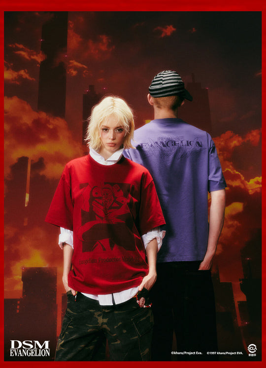 DSM x EVA Unit Graphic Print Short Sleeve Tee