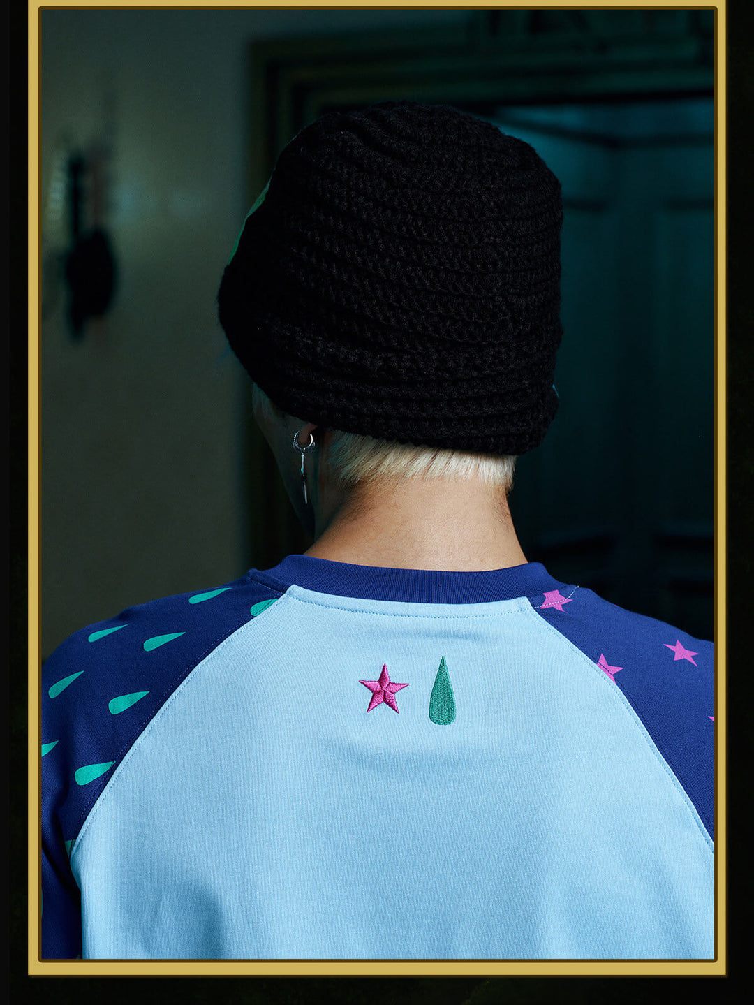 MEDM × HUNTER×HUNTER Hisoka Star and Teardrop Patch Beanie | Face 3 Face