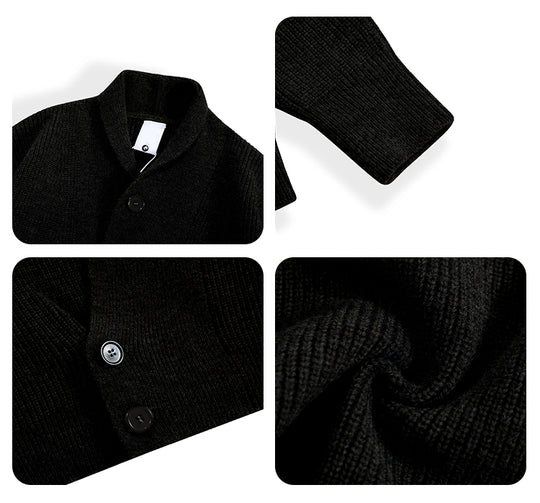 F3F Select Irregular Slant Button Knit Cardigan | Face 3 Face