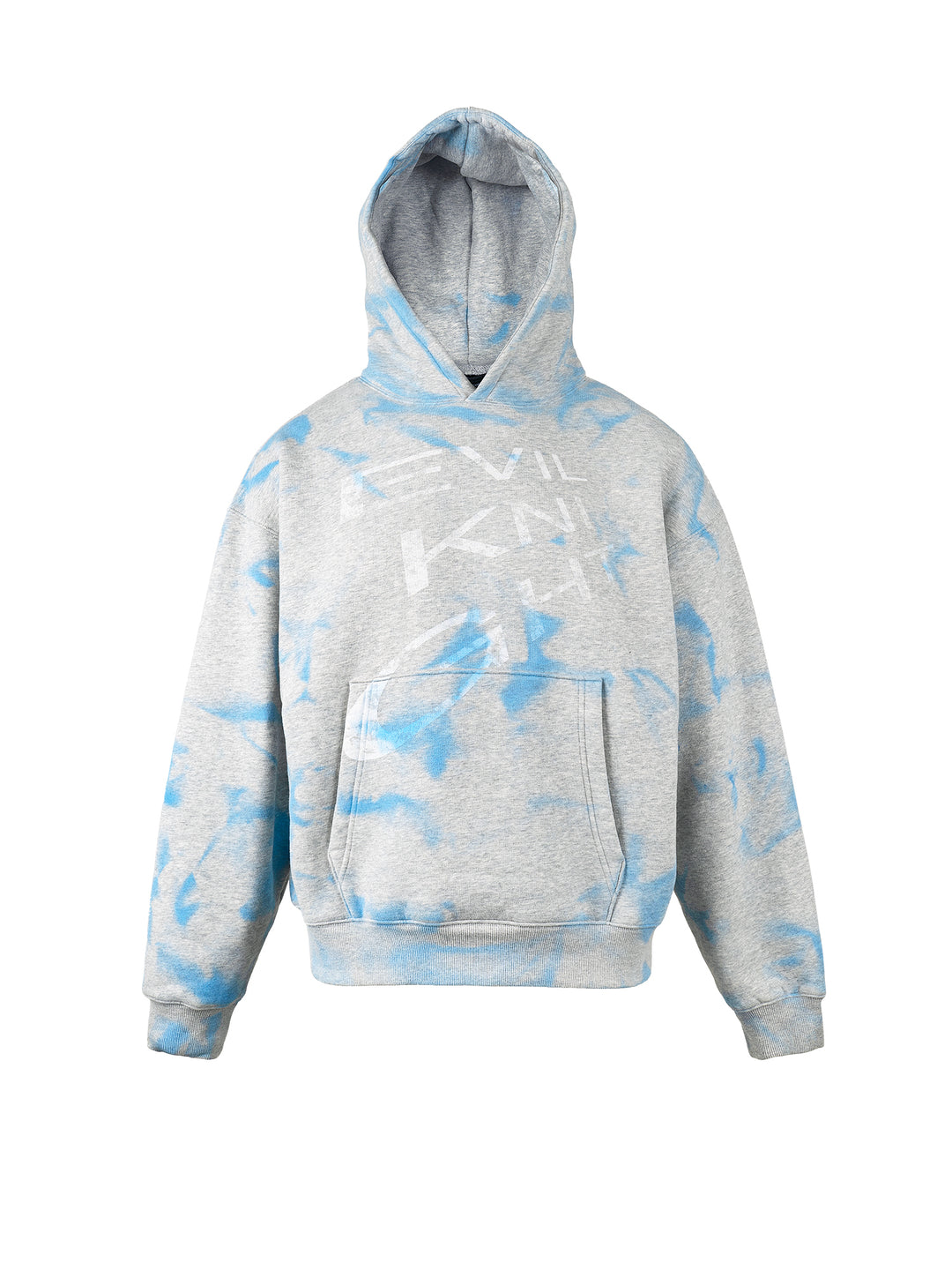 EVILKNIGHT(EK) Hand Painted Gradient Water Wave Printing Hoodie