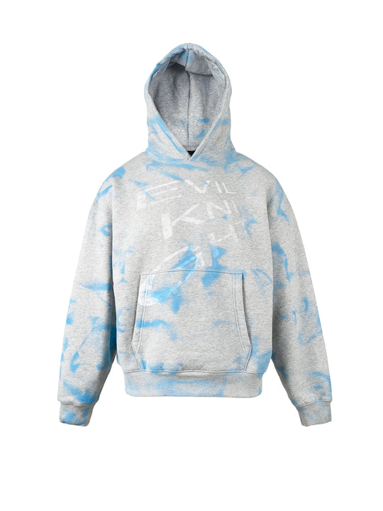 EVILKNIGHT(EK) Hand Painted Gradient Water Wave Printing Hoodie