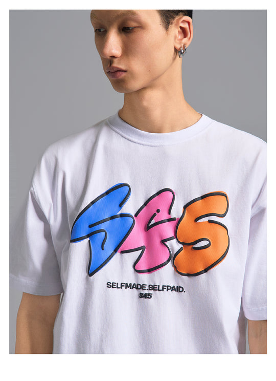 S45 Letter Graffiti Logo Tee | Face 3 Face
