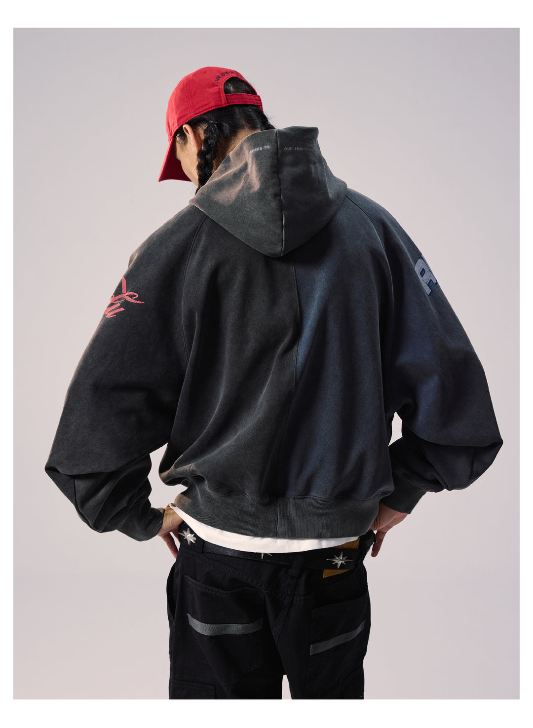 Remedy Washed Separate Raglan Hoodie | Face 3 Face