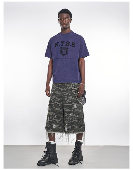 F3F Select Camouflage Splash Ink Utility Baggy Shorts | Face 3 Face