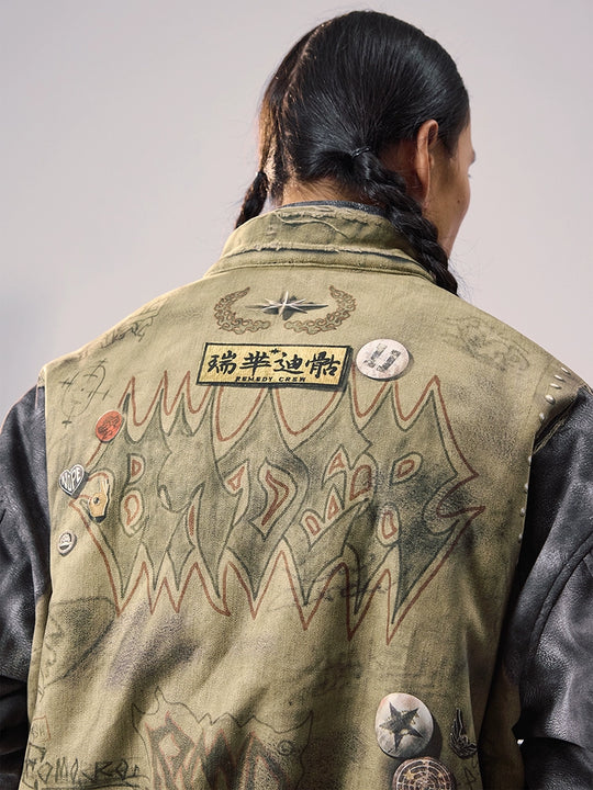 Remedy 3D Digital Print MA-1 Bomber Jacket | Face 3 Face