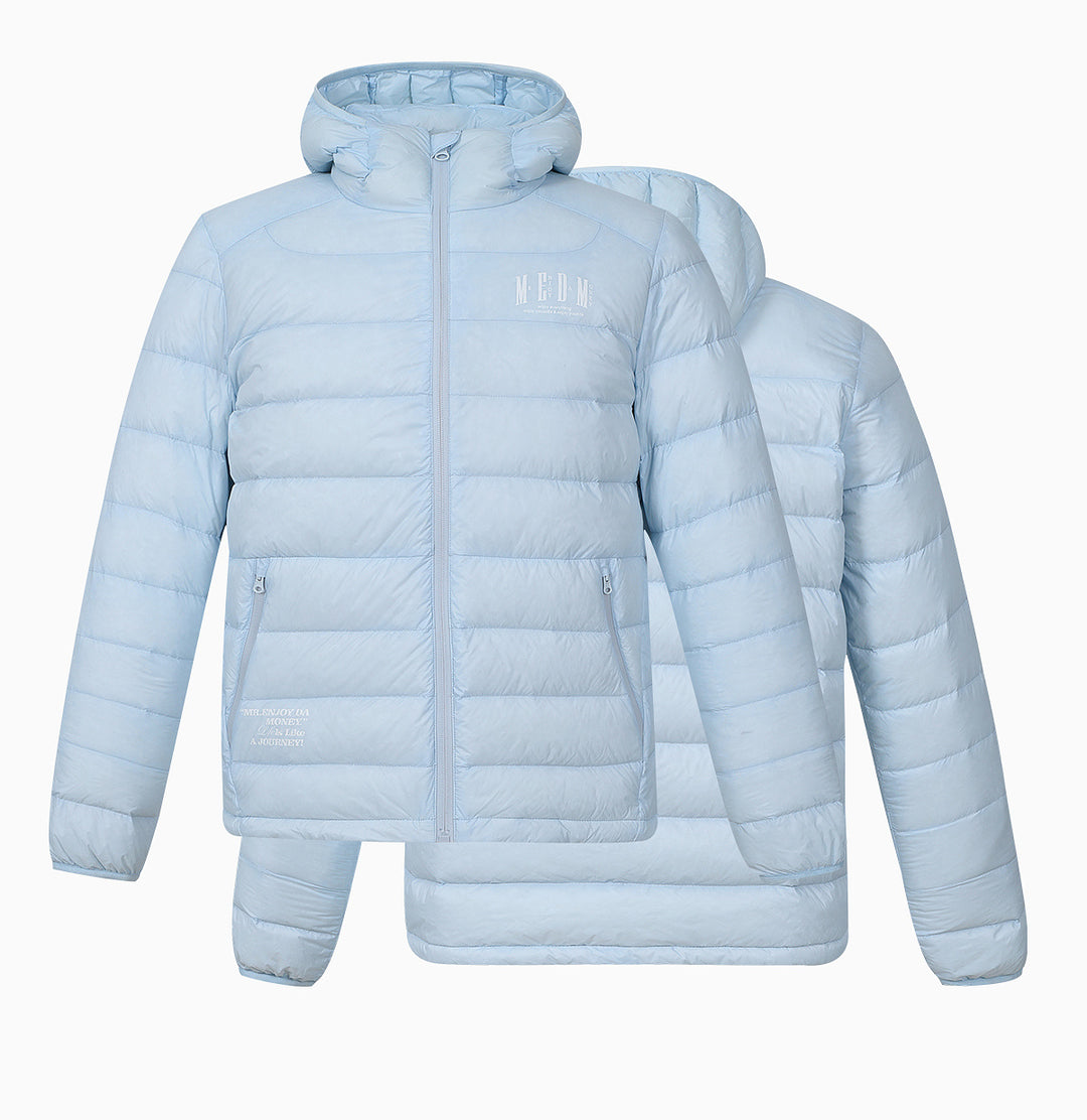 MEDM Waterproof Lightweight Hooded Down Jacket | Face 3 Face