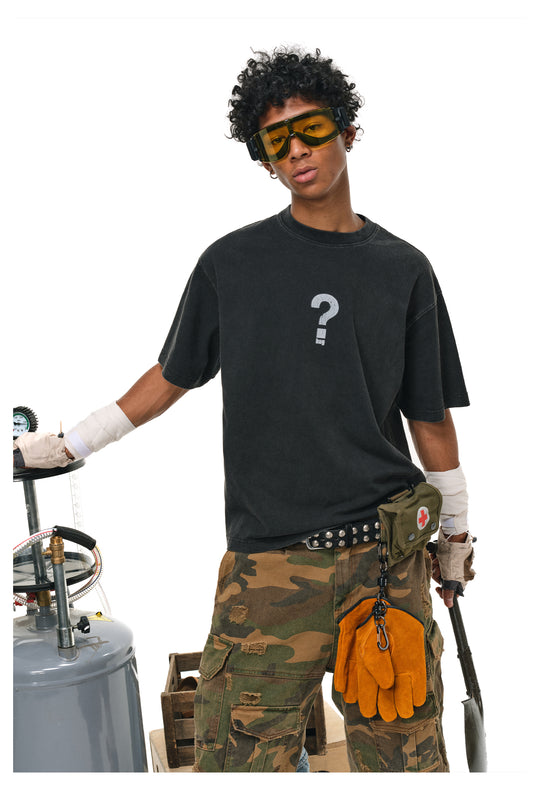 ANTIDOTE Question Mark Print Tee | Face 3 Face