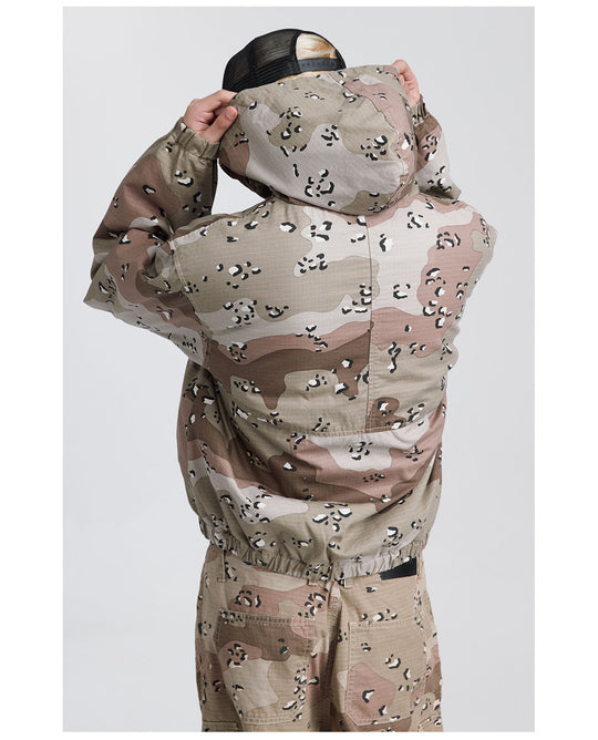 NOVACAM Camouflage Military Hooded Work Jacket | Face 3 Face