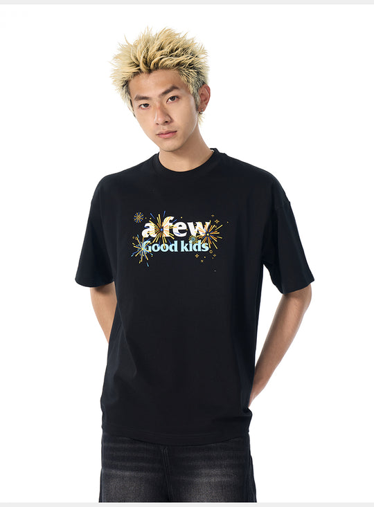 AFGK Fireworks Embroidered Tee | Face 3 Face