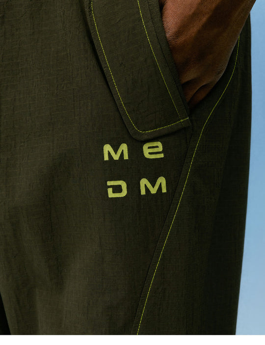 MEDM Contrast Stitch Lightweight Utility Track Pants | Face 3 Face