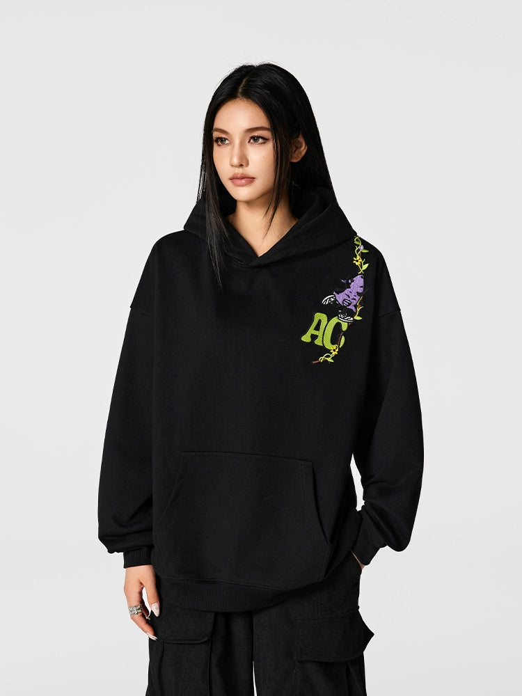 Achock Little Devil Embroidery Hoodie | Face 3 Face