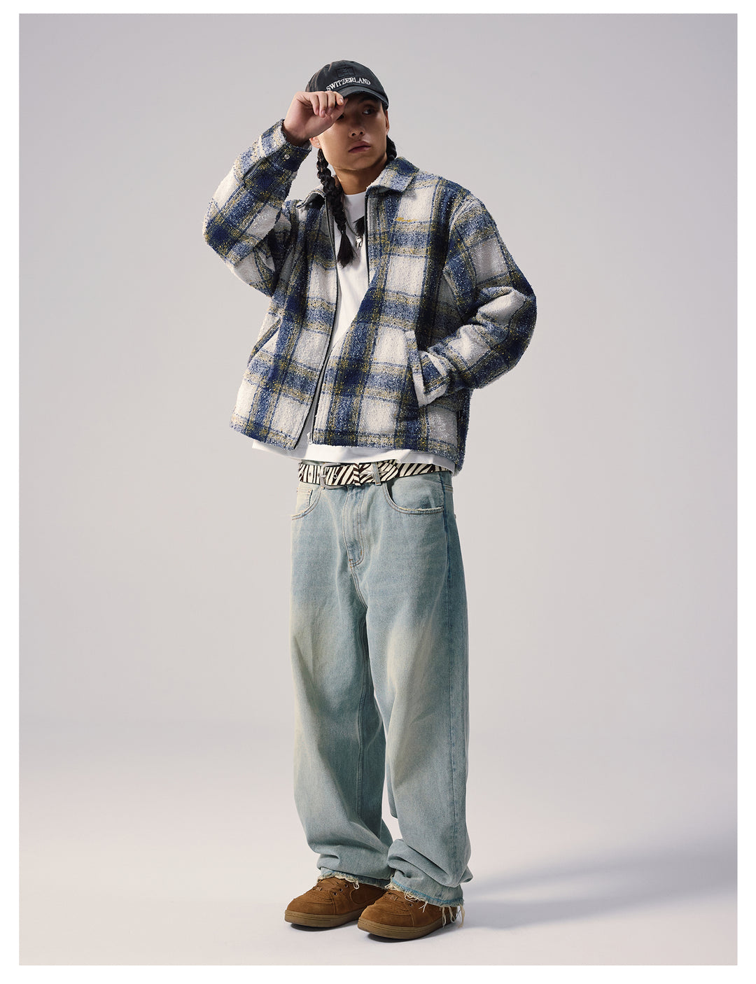 Remedy Ombre Check Jacket | Face 3 Face