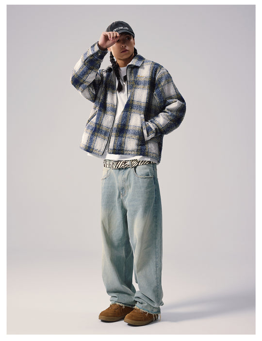 Remedy Ombre Check Jacket | Face 3 Face