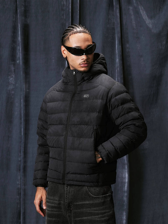 1807 Washed Fade Nylon Lightweight Down Jacket | Face 3 Face